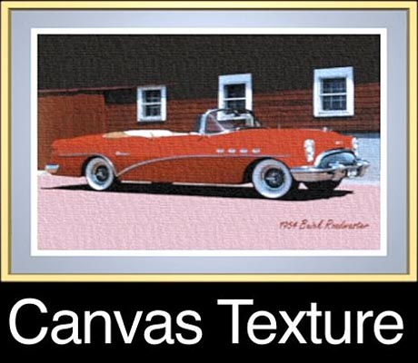 Digital Gallery - Simulated Canvas Texture
